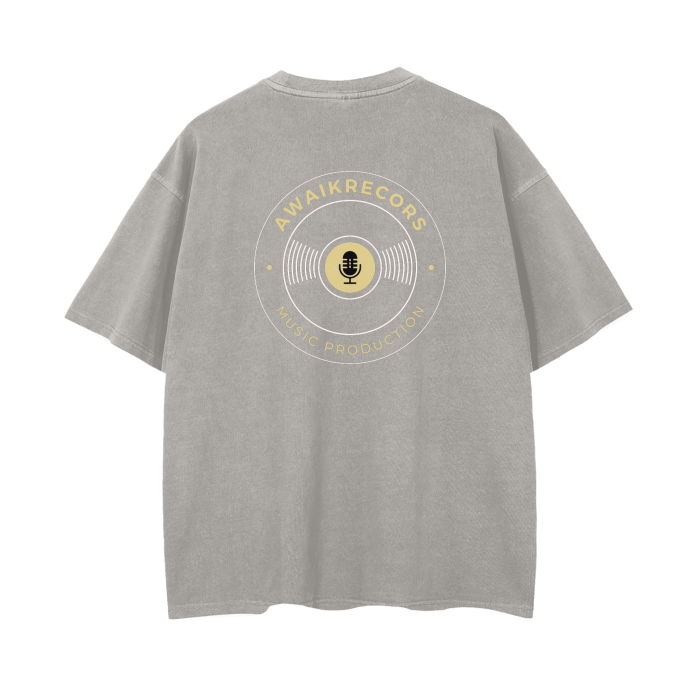NEW,AwaikRecords,Clothing,Tshirt,Drop Shoulder