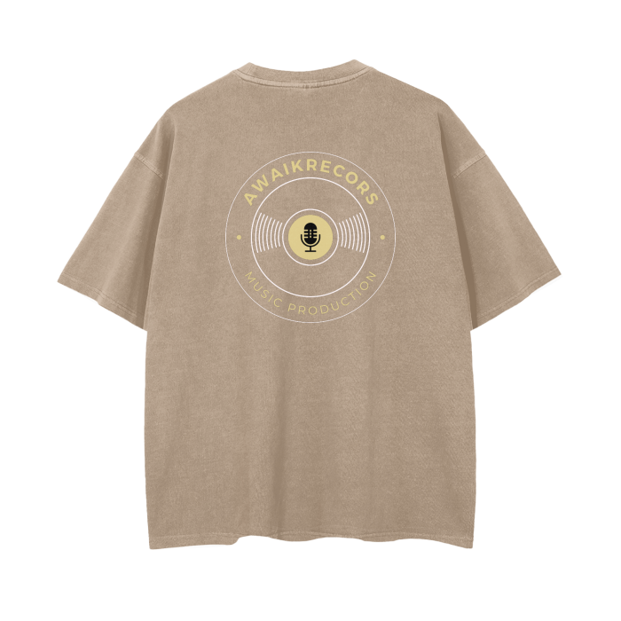 NEW,AwaikRecords,Clothing,Tshirt,Drop Shoulder