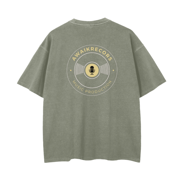 NEW,AwaikRecords,Clothing,Tshirt,Drop Shoulder