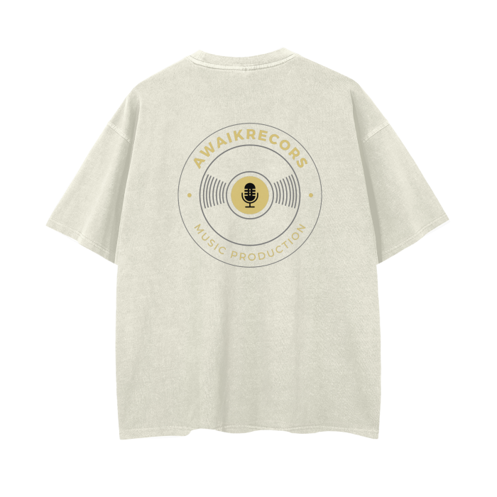New,Clothing,Tee,AwaikRecords,Drop Shoulder