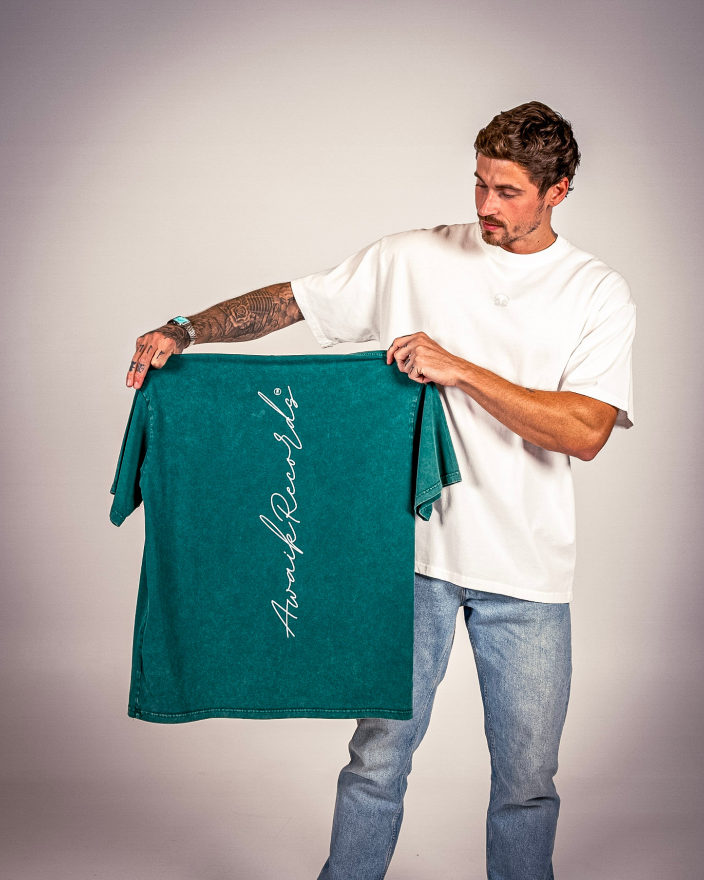 Snow Washed Oversize Tee